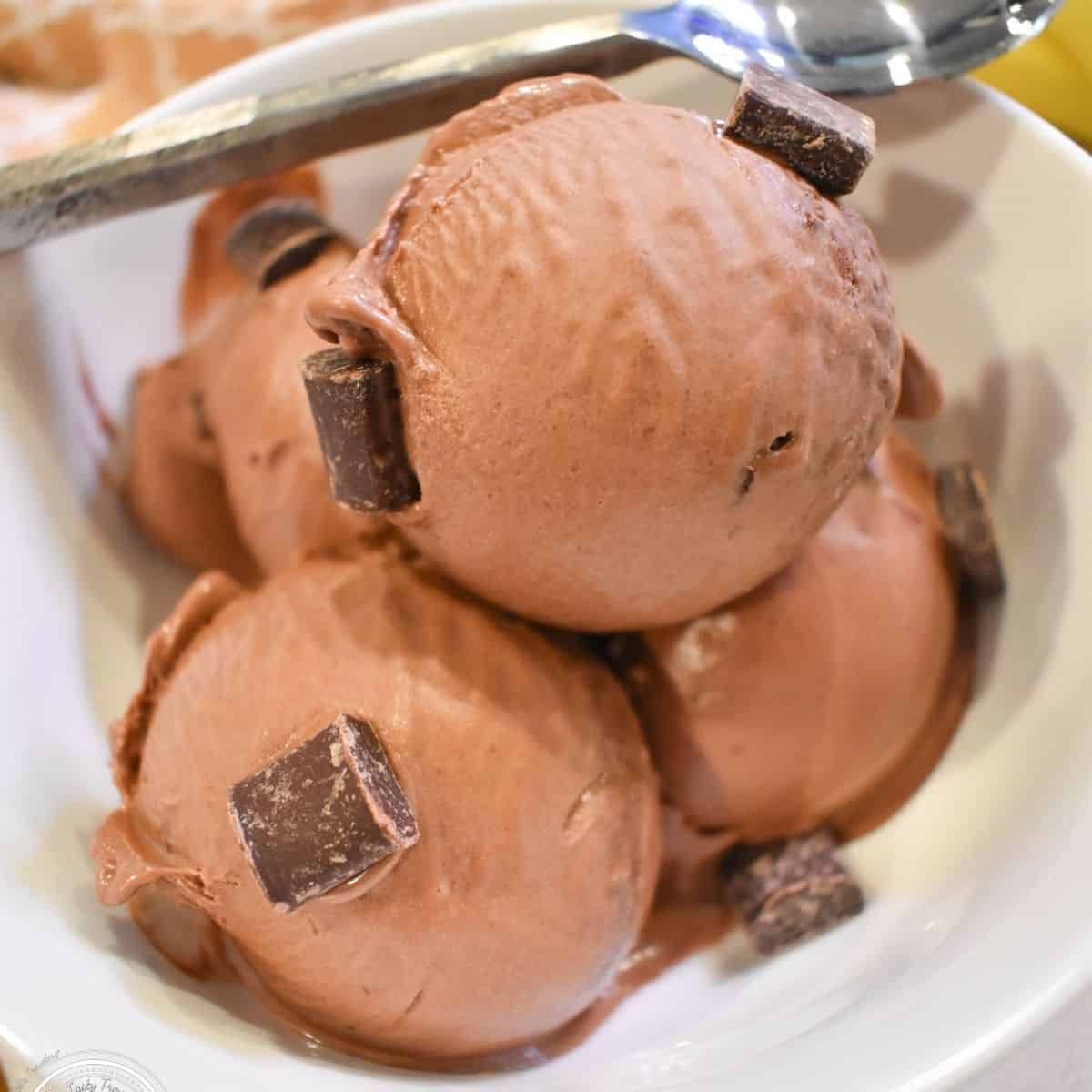 Ninja Creami Chocolate Peanut Butter Banana Ice Cream