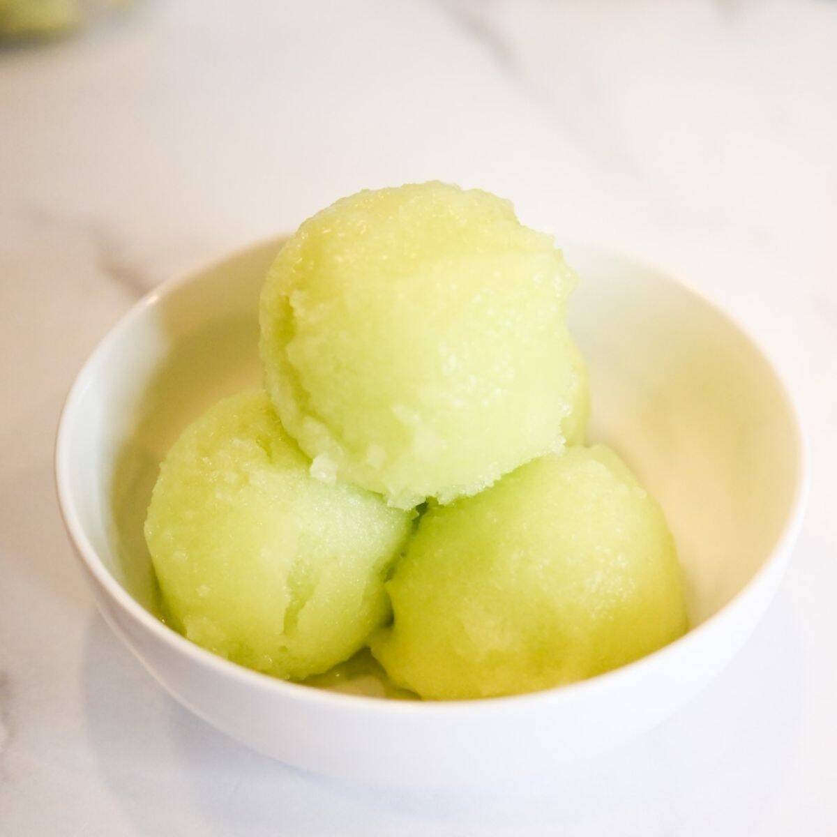 Ninja Creami Honeydew Sorbet-Low Calorie- 183 calories in the pint!