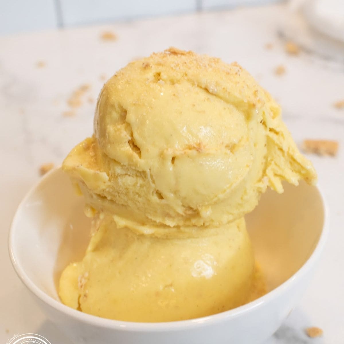 Ninja Creami Lemon Pie Protein Frozen Yogurt