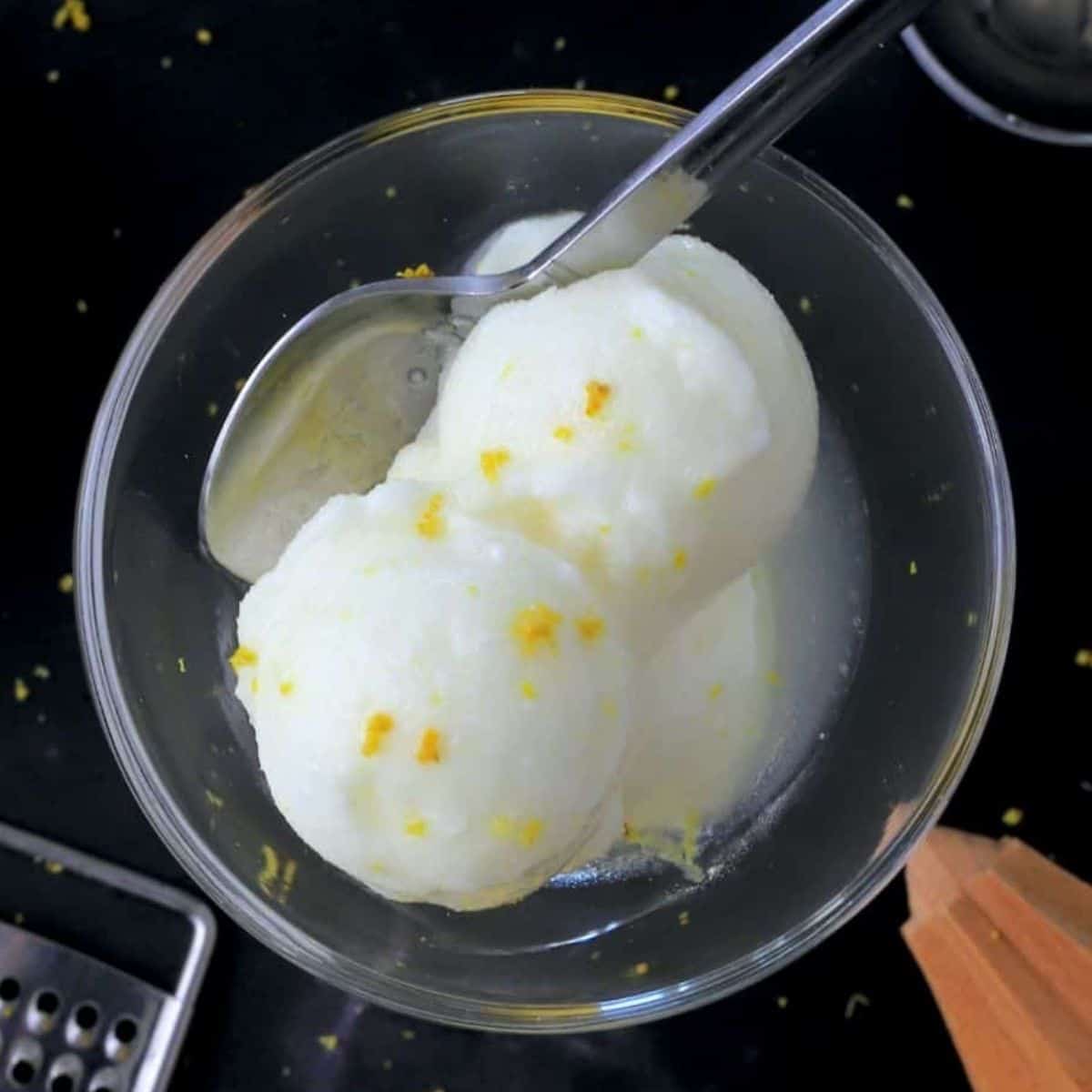 Ninja Creami Lemon Sorbet (Sugar Free)