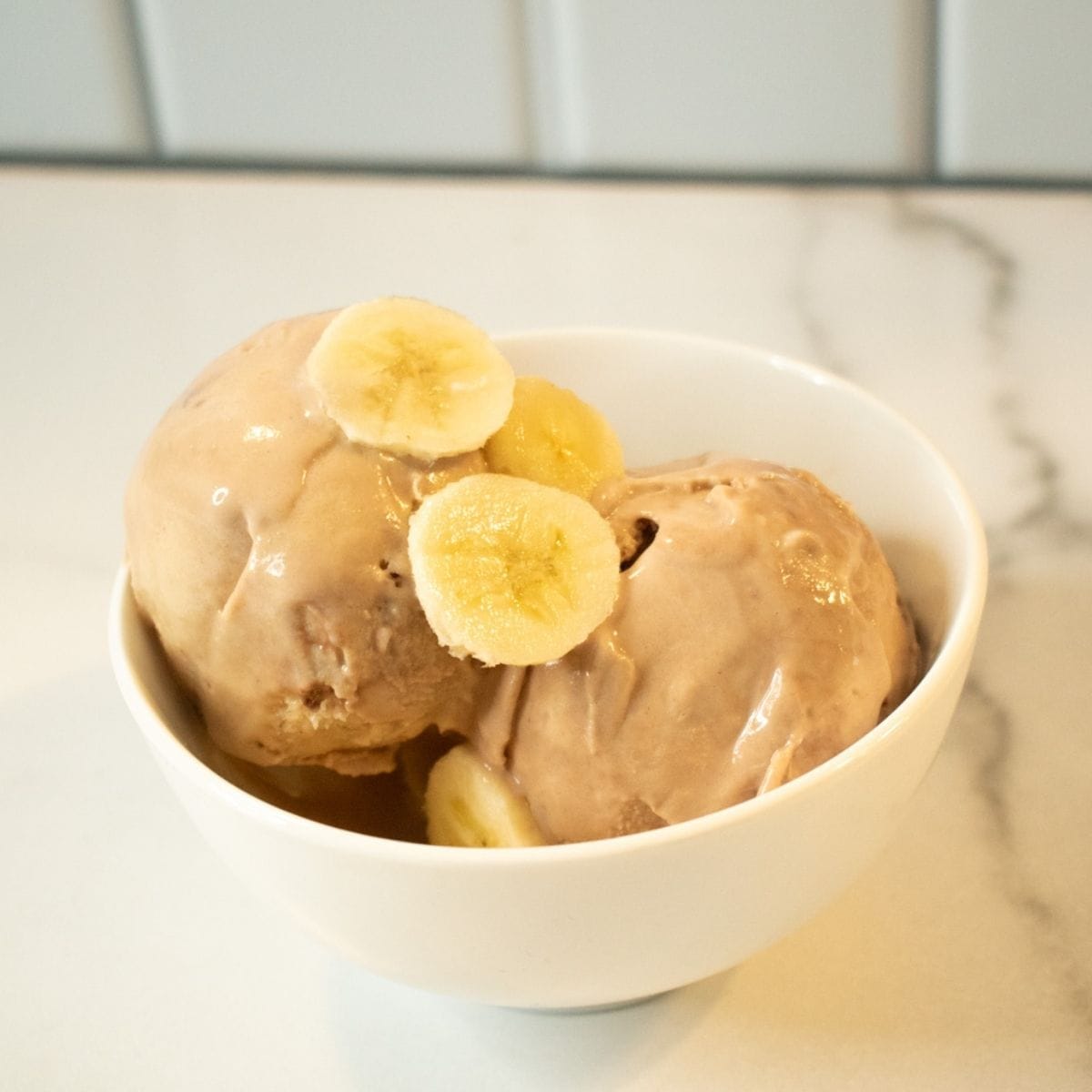 Ninja Creami Peanut Butter Banana Ice cream
