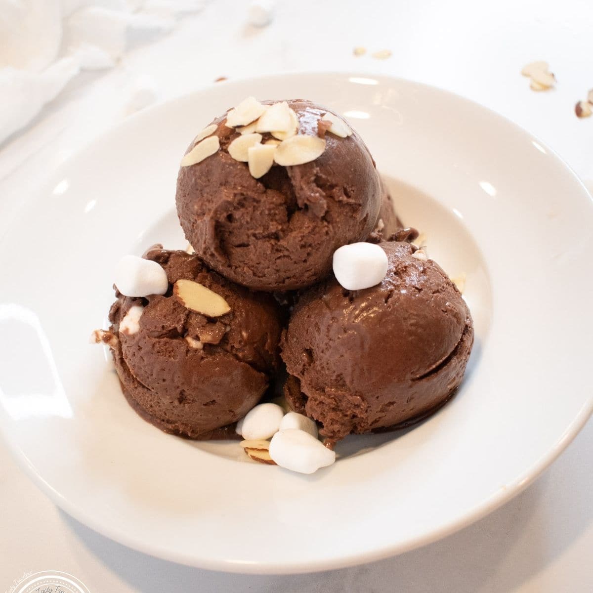 Ninja Creami Rocky Road Protein Ice Cream