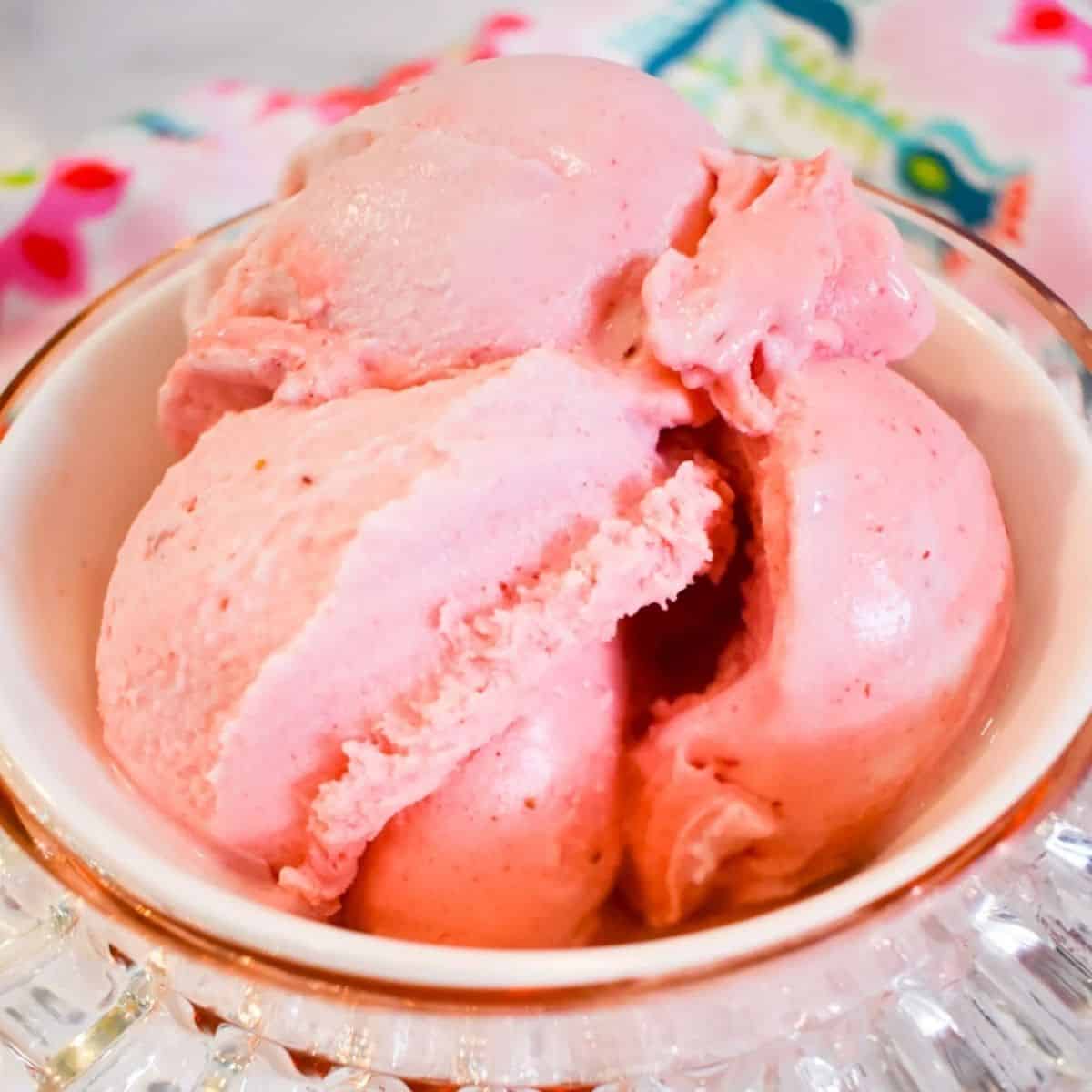 Ninja Creami Strawberry Ice Cream