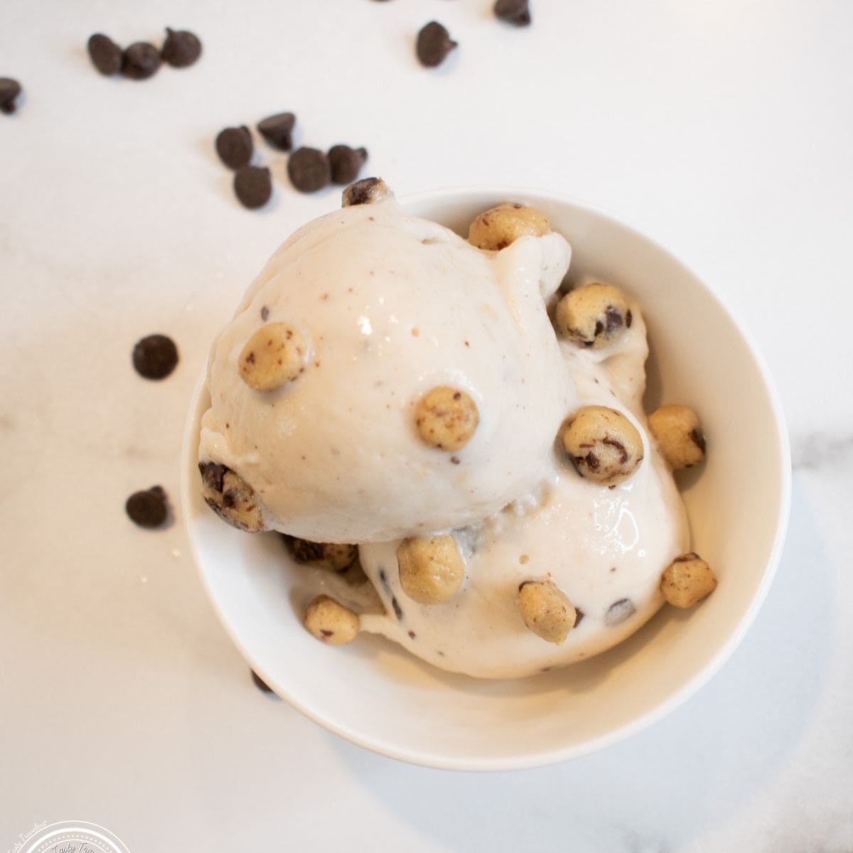 Ninja Creami Chocolate Chip Cookie Dough Protein Ice Cream
