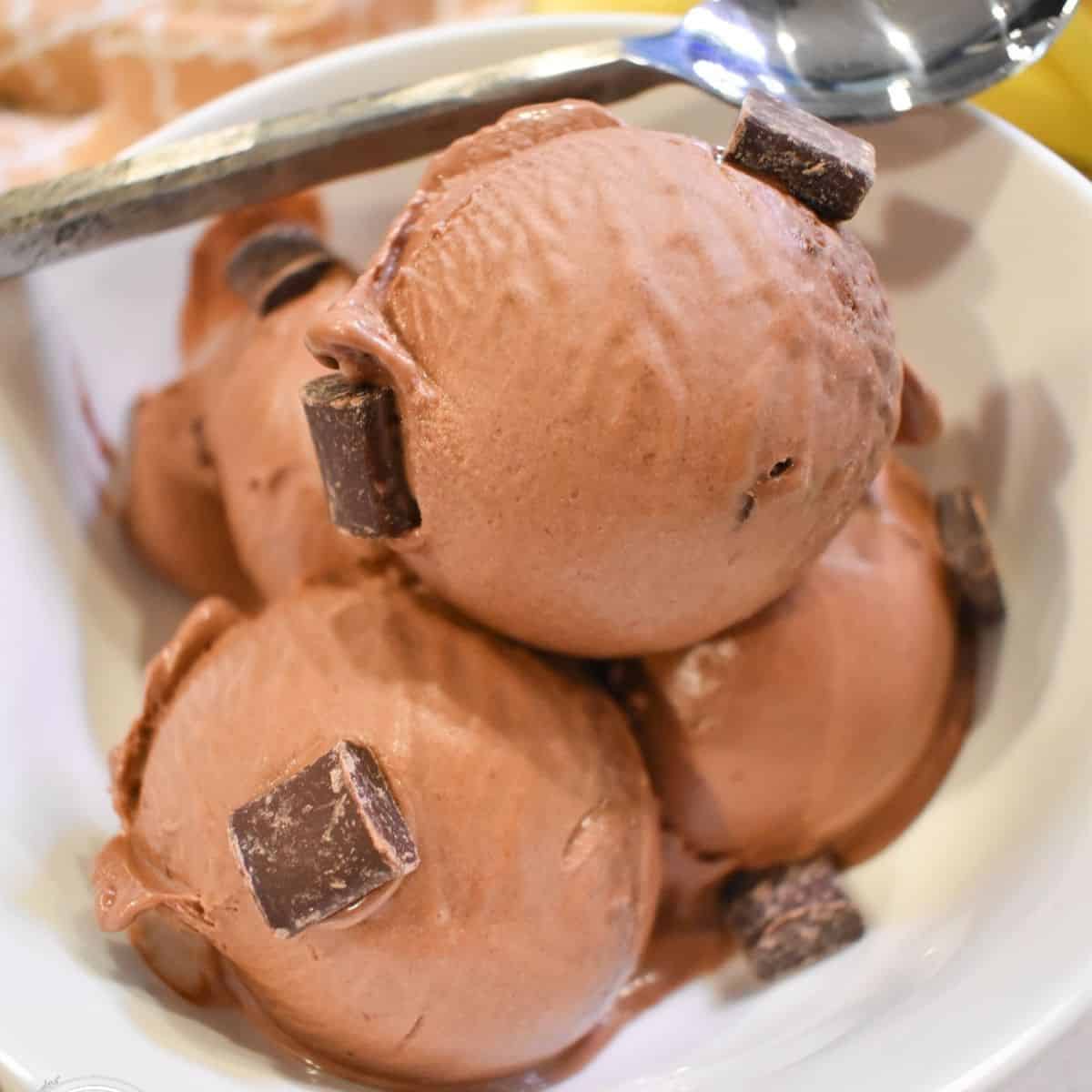 Ninja Creami Chocolate Peanut Butter Banana Ice Cream