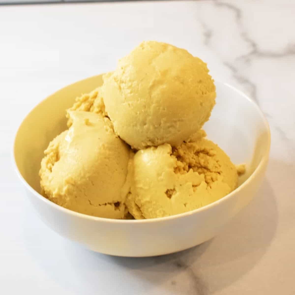 Ninja Creami Lemon Peach Ice Cream- with Peach Whiskey