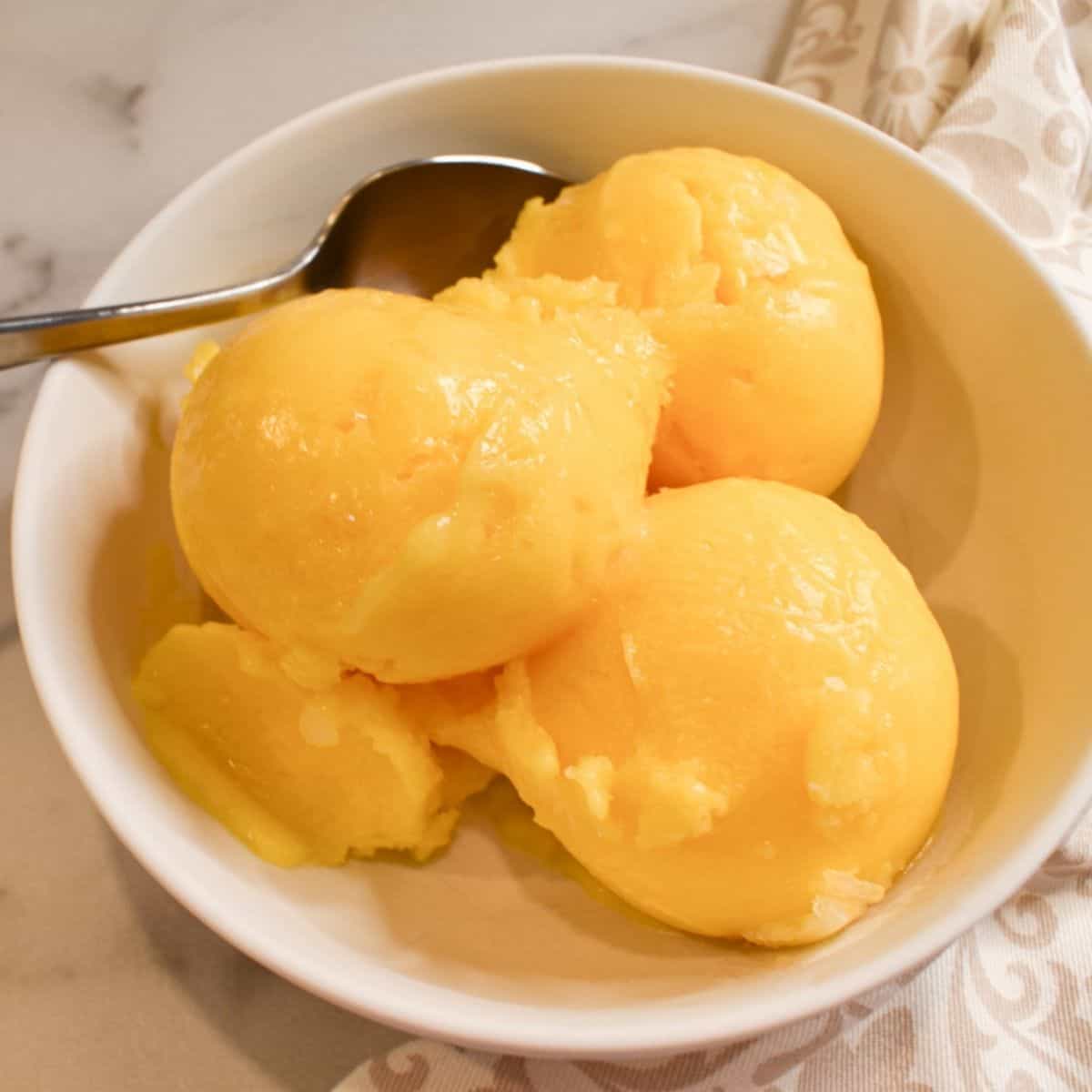 Ninja Creami Peach Sorbet