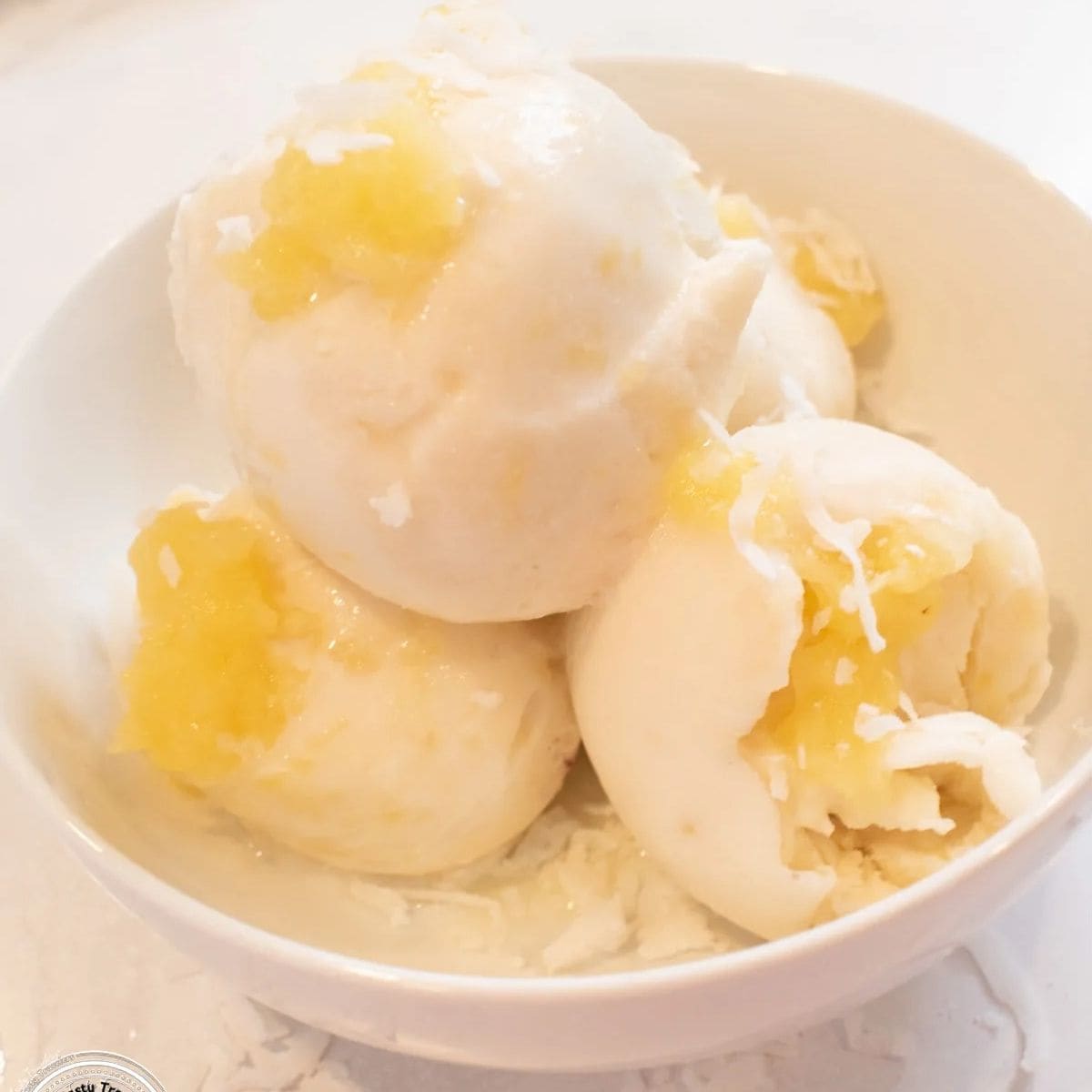 Ninja Creami Pina Colada Protein Ice Cream