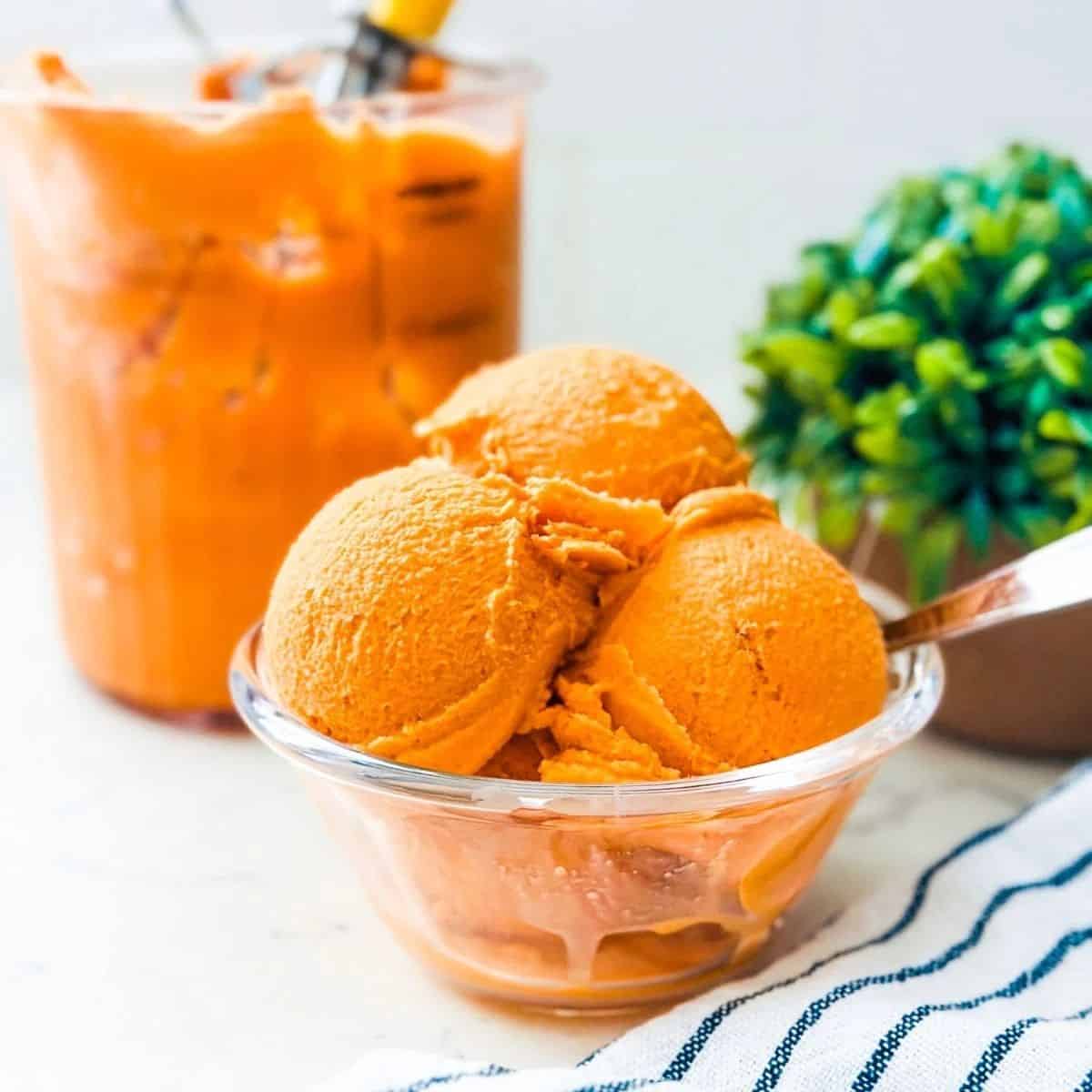 Ninja Creami Thai Tea Ice Cream Recipe