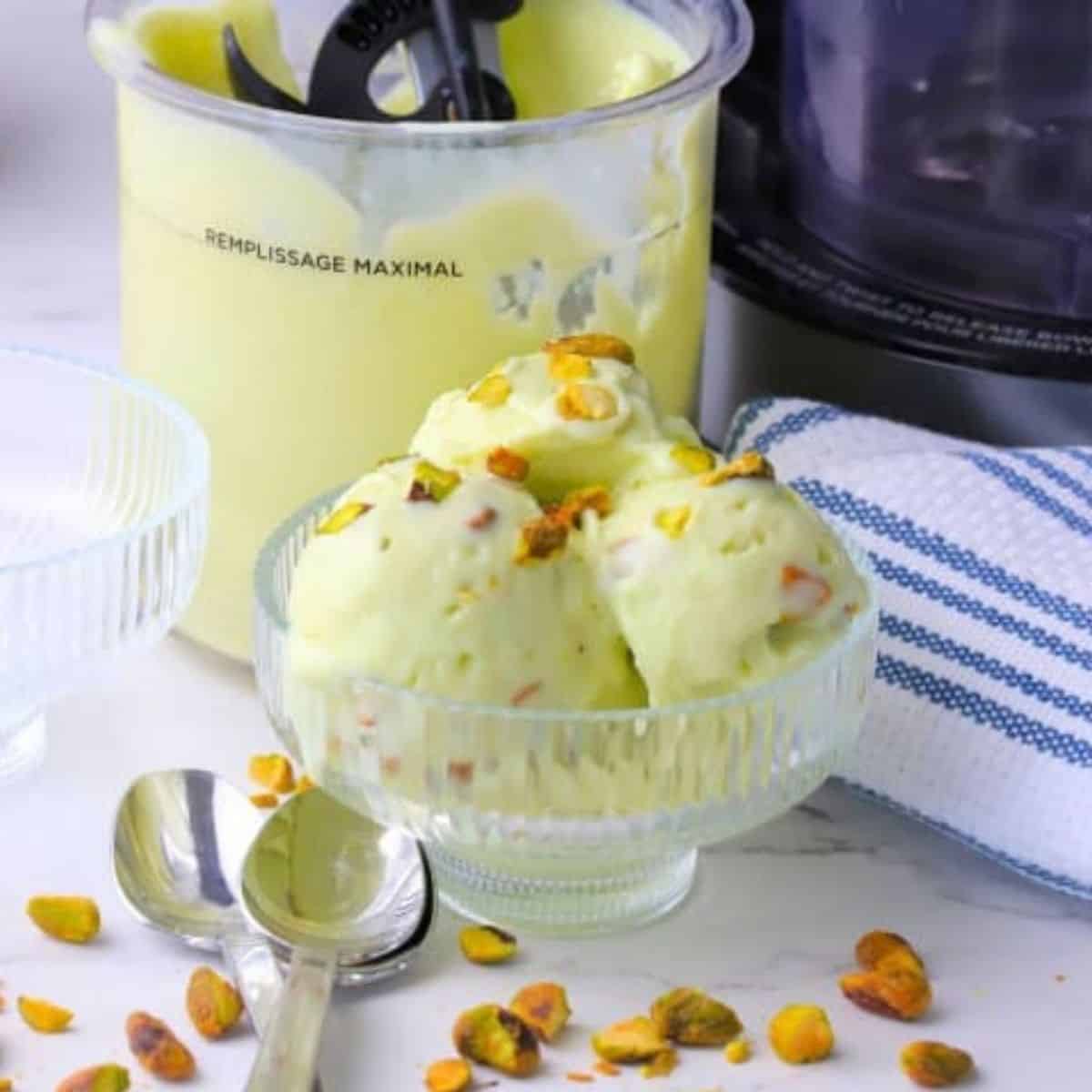 High Protein Sugar Free Pistachio Ice Cream (Ninja Creami)