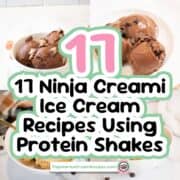 17 ninja creami ice cream recipes using protein shakes