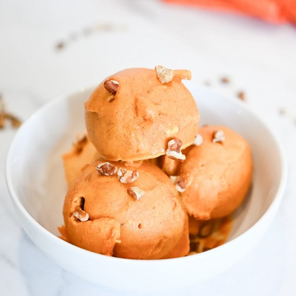 Ninja Creami Pumpkin Pecan Ice Cream-Low Calorie